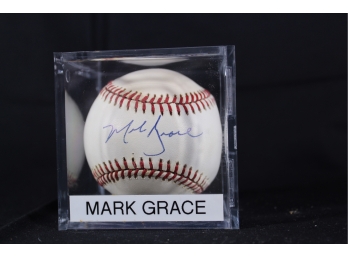 Mark Grace Autographed Baseball - Item #043