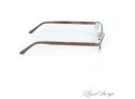 SEXY! GUCCI MADE IN ITALY SLENDER MODERN HORN EFFECT RIMLESS BOTTOM GLASSES