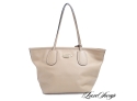 AUTHENTIC COACH TAN GRAINED LEATHER TOTE BAG