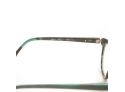 SEE MADE IN ITALY 1430 MODERN BLACK AND TEAL MARBLED CAT EYE SEXY GLASSES!