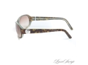KATE SPADE MADE IN ITALY SOFT MINT TORTOISE SILVER BUTTON SHIELD SUNGLASSES