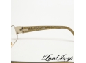 THE STARS OF THE SHOW! FENDI MADE IN ITALY F908R TRANSLUCENT FF MONOGRAM CRYSTAL GLASSES