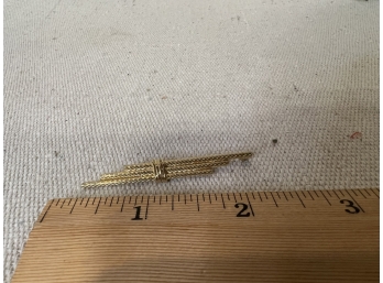 'gold' Bar Pin