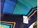 Hermes Paris Scarf Multicolored Silk Excellent Condition In Original Box