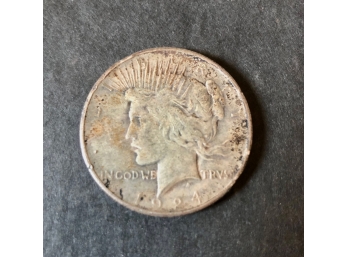 Silver Dollar Peace Coin 1924