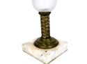 SANDWICH GLASS Oil LAMP FONT