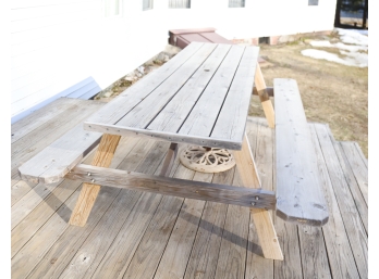 GOOD QUALITY 8 FOOT PICNIC TABLE