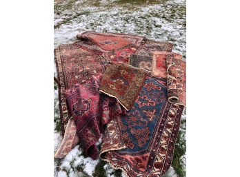 GROUPING OF 10 ESTATE CARPETS
