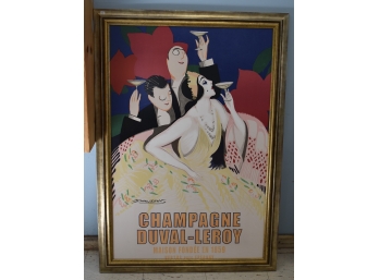 130. Decorator Champagne Duval-Leroy Decorator Poster