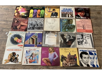 19. Box Lot Of Records Includes 45s. Over 60