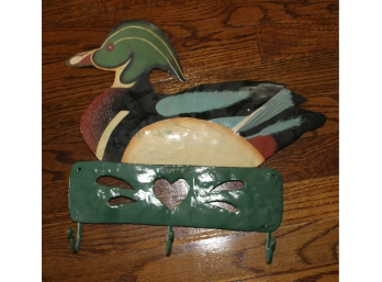 339. Metal Duck Coat Rack