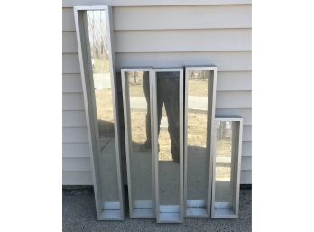 154. Decorator Stainless Framed Mirrors