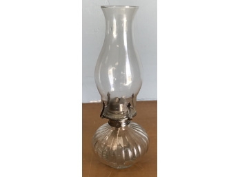 133. Antique Oil Lamp