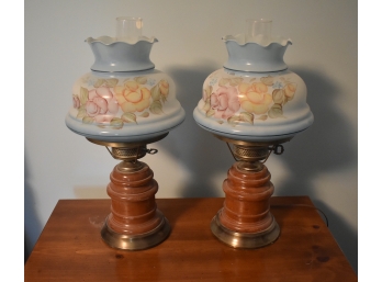 362. Pair Of Gone With The Wind Style  Table Lamps