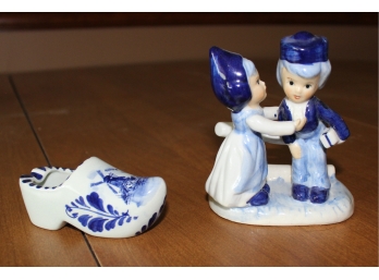 314. Hand Painted Delft Pottery Figures (20
