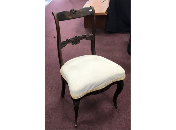 107. 1920s Carved Side Chair