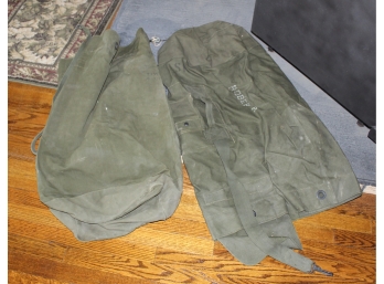 338. Army Duffle Bags (2)