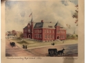 Michanicsburg High School  1892   Watercolor