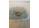 14kt Gold Plated Vintage A Ring Size 6