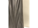 Alberta Ferretti Size 2 Silver Long Silk Dress