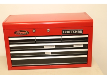 Craftsman 26' 6-Drawer Heavy-Duty Ball Bearing Top Chest - Red Tool Box