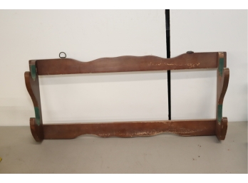 Vintage Wooden 2 Gun Rack