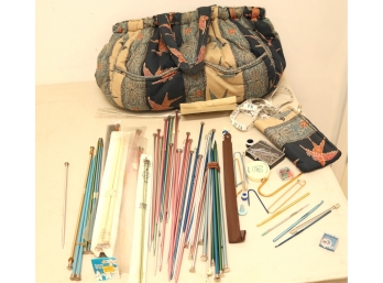 Knitting Needle And Holi Bag Lot