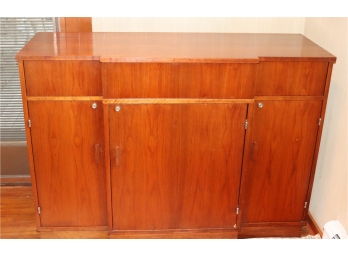 Vintage Mid-Century Penguin Rosewood Refrigerator  Bar Cabinet Mini Fridge
