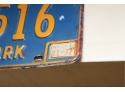 Vintage 1972 NY Licence Plate