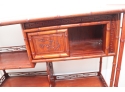 Vintage Asian Wooden Storage Chest Shelving Unit