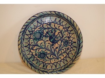 Vintage Ceramica Arabe San Isidro Granada Plate