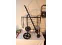 Metal Rolling Grocery Granny Cart