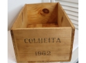 Lot Of 3 Vintage Wooden Wine Boxes Crates
