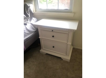 White Bedroom Night Stand Table 1- Drawer