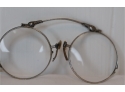 Antique 12K Gold Filled  OXFORD FOLD-UP Eye GLASSES Spectacles With Case