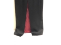 TAHARI Long Black Silk Dress Red Lining!  Open Back HOT!!! Size 2