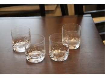 Set Of 4 Orrefors Whiskey Glasses