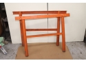 Pair Of Steel Industrial Table Legs Workbench