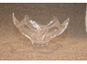 Cofrac Art Verrier French Crystal Centerpiece Bowl