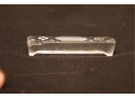 9 Antique/ Vintage Crystal Glass Knife Rests