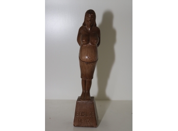 Vintage “Because Of You” Nude Pregnant Woman Statue