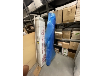 Huge Roll Of Blue Plastic Vacuu Bagging