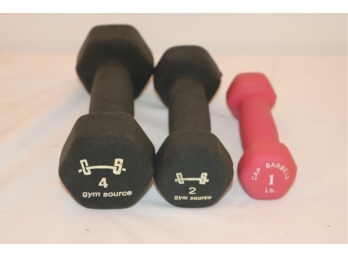 Set Of 3 Exercise Weights