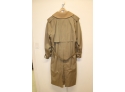 Men's Burberry Lined Overcoat Jacket Coat Size 42R Belted Trench Coat  (burberry17)