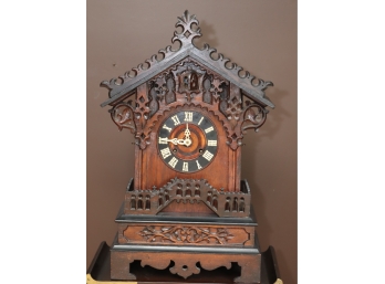 Antique Key Wind Pendulum Cuckoo Clock