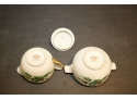 Vintage Narumi China MANCHU Creamer And Sugar Bowl Set Occupied Japan