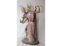 Vintage Lladro Thai Couple  Stoneware Figurine