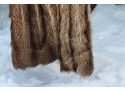 Vintage Full Length Raccoon Fur Coat Needs Repair