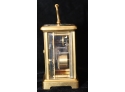 Vintage Mini French Brass Carriage Clock Made In France