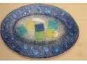 Murano Glass Candy And Oval Platter